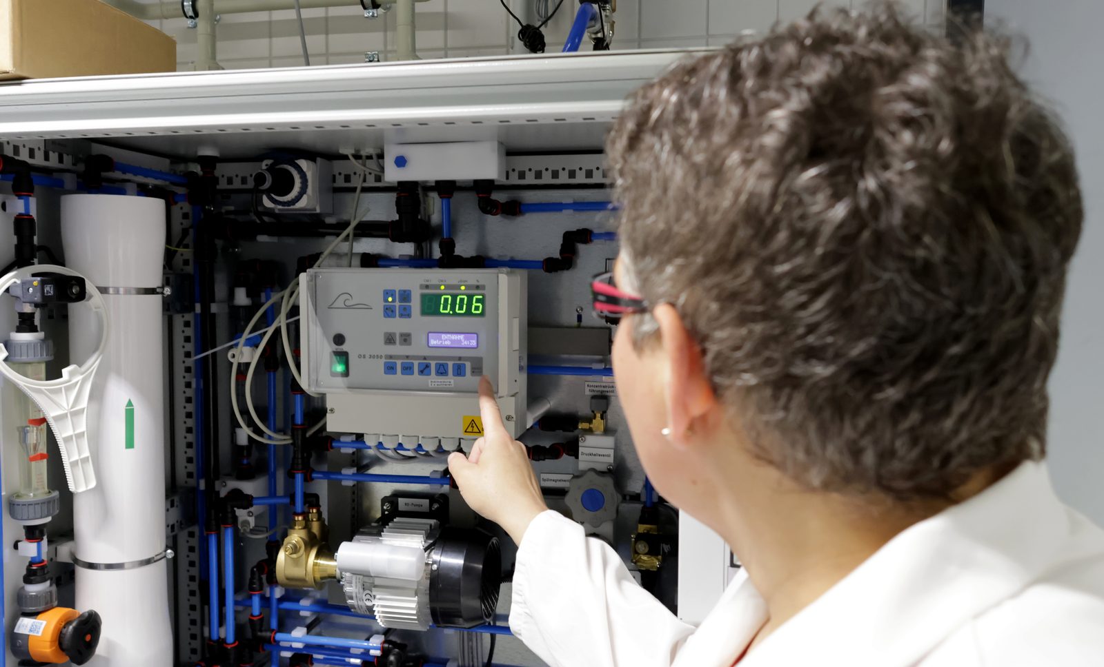Brennstoffzellen-Prüfstand im Wasserstoff-Labor des Fraunhofer IWU