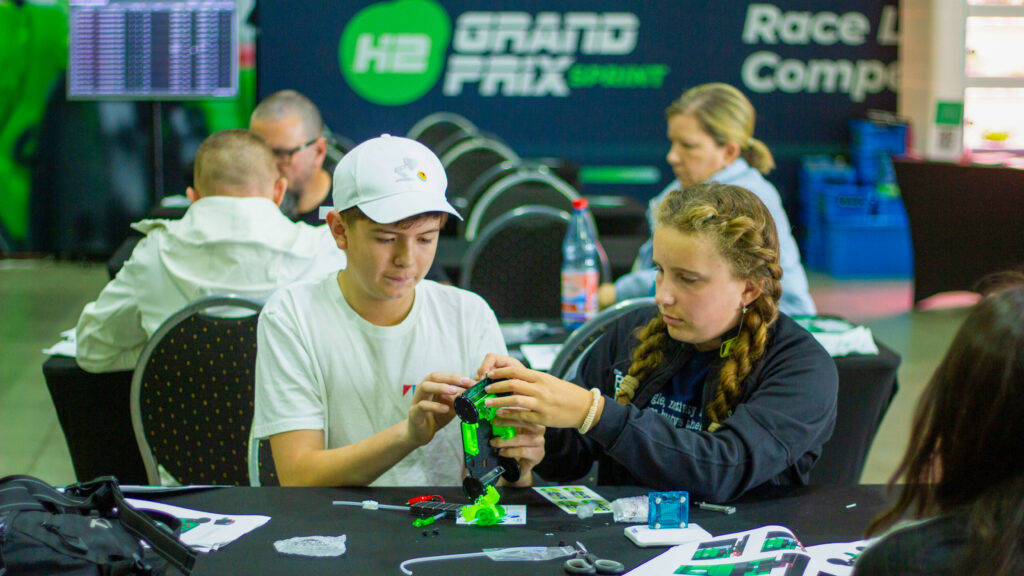 Arbeit am Auto (Sprint)