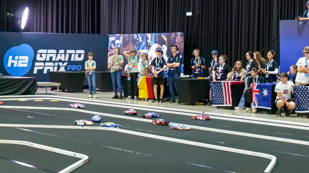 Teilnehmer während Rennen